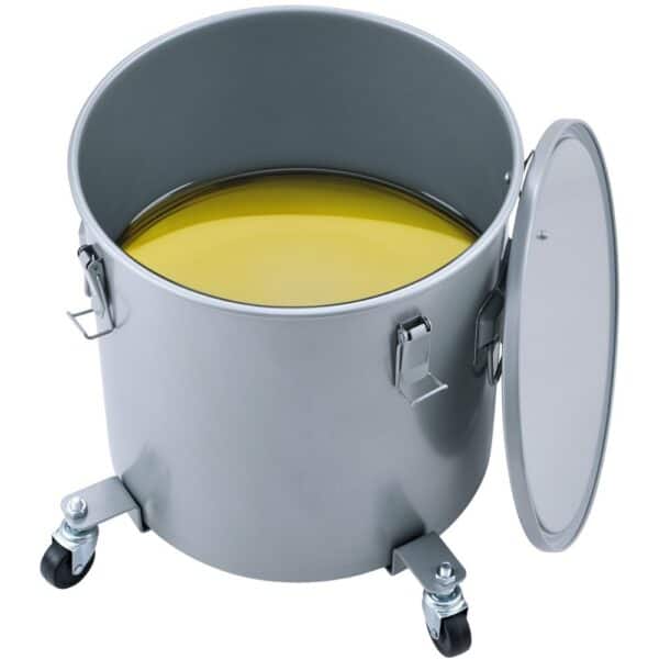 Vedro na tuk 60,5L na likvidáciu oleja s kolieskami - Image 4