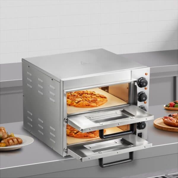 Elektrická pizza pec dvojkomorová 356mm - Image 7