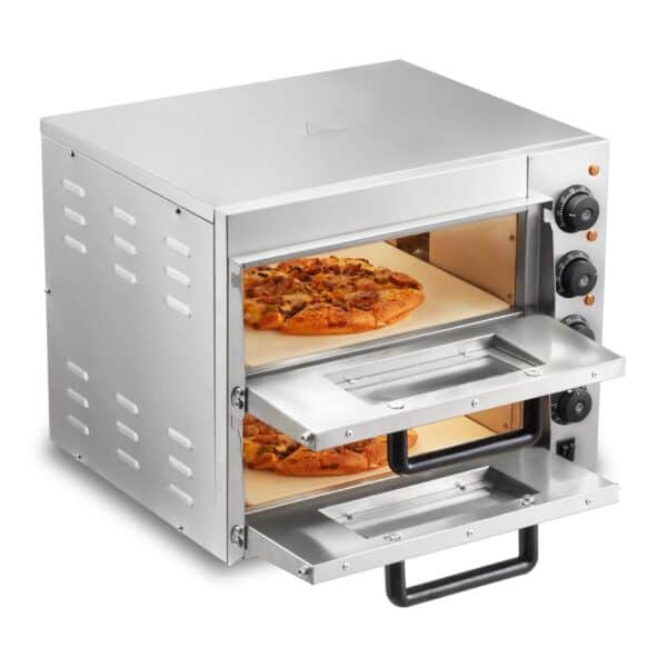 Elektrická pizza pec dvojkomorová 356mm - Image 2
