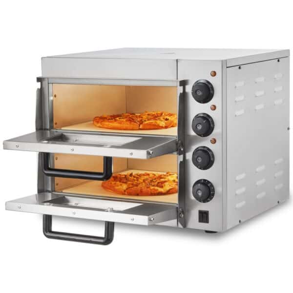 Elektrická pizza pec dvojkomorová 356mm - Image 4