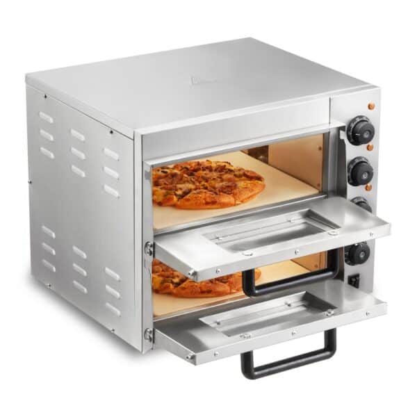 Elektrická pizza pec dvojkomorová 356mm - Image 3