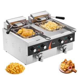 Elektrická fritéza 3000 W x 2 ,  5,9L x2
