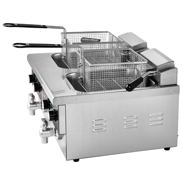 Elektrická fritéza 3000 W x 2 ,  5,9L x2 - Image 3