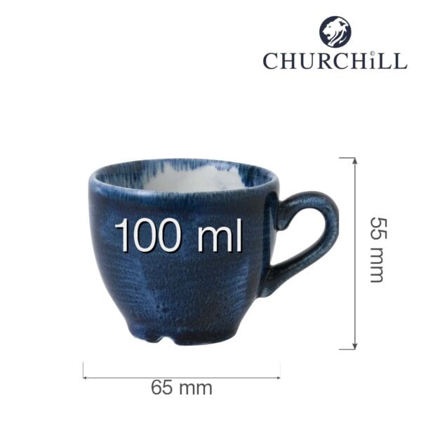 Šálka ​​na espresso Stonecast Plume Ultramarine 100 ml, 1 ks