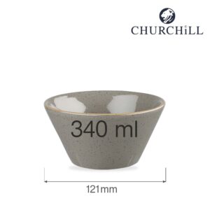 Kónická miska Stonecast Peppercorn Gray 340 ml, 121 mm, 1 ks