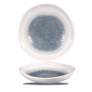 Miska v organickom tvare Raku Topaz Blue 1100 ml , 1 ks