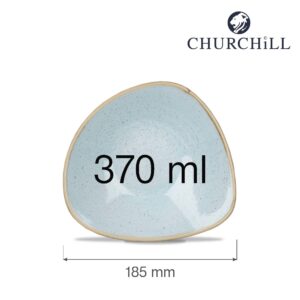 Trojuholníková miska Stonecast Duck Egg Blue 370 ml, 1 ks