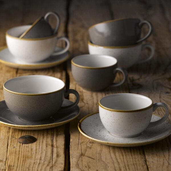 Podšálka na espresso Stonecast Barley White 118 mm, 1 ks - Image 4