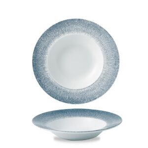 Tanier hlboký  Raku Topaz Blue 240 mm, 1 ks