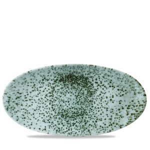 Oválny tanier Mineral Green s rozmermi 299x150mm, 1 ks