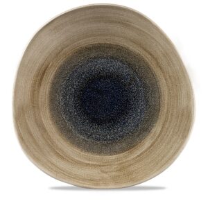Tanier plytký v organickom tvare  Stonecast Aqueous Bayou 286 mm, 1 ks