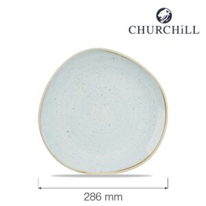 Tanier Stonecast Duck Egg Blue 286 mm v organickom tvare, 1 ks