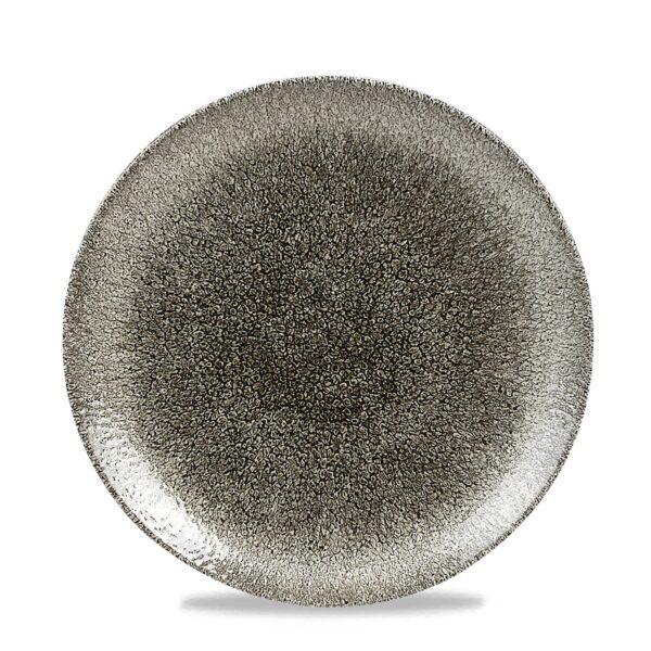 Tanier plytký  Raku Quartz Black 217 mm, 1 ks