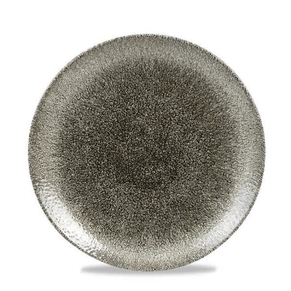 Tanier plytký  Raku Quartz Black 217 mm, 1 ks - Image 3