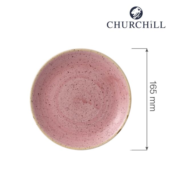 Tanier plytký  Stonecast Petal Pink 165 mm, 1 ks