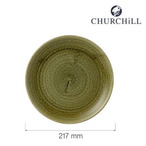 Tanier plytký  Stonecast Plume Green 217 mm, 1 ks