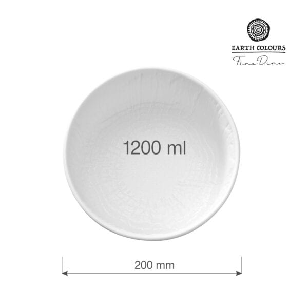 Miska plytká Nordic, 200 mm, 1200 ml, 1 ks