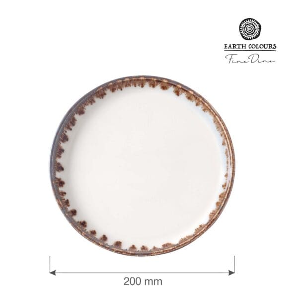 Plytká miska Vanilla 200 mm, 1 ks