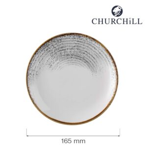Tanier plytký Homespun Accents Jasper Grey 165 mm, 1 ks