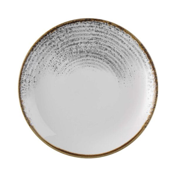 Tanier plytký  Homespun Accents Jasper Grey 260 mm, 1 ks - Image 2