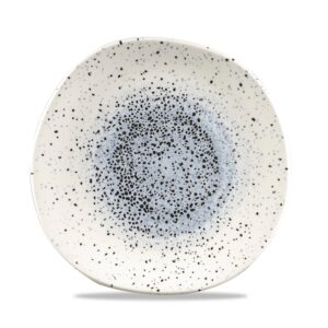 Tanier plytký v organickom tvare  Mineral Blue 210 mm, 1 ks