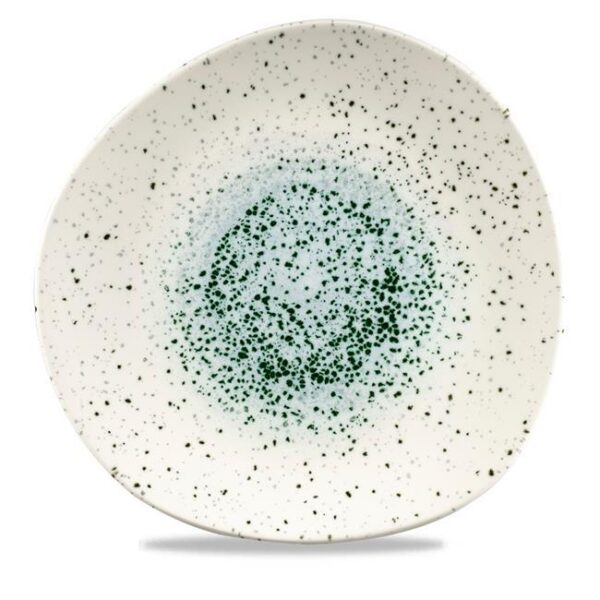 Tanier plytký v organickom tvare Mineral Green 264 mm, 1 ks - Image 3
