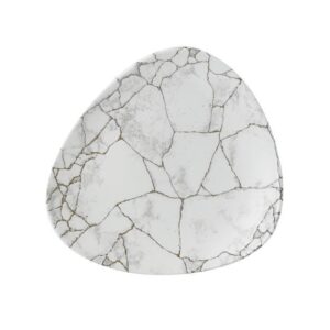 Tanier trojuholníkový  Studio Prints Kintsugi Agate Grey 229 mm, 1 ks
