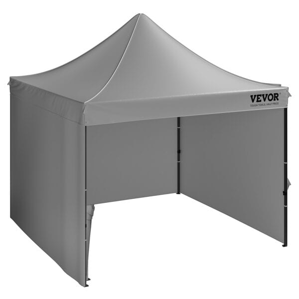 Altánok 3m x3 mx 320cm  500D PU strieborná látka Skladací pavilón s nastaviteľnou výškou vrátane úložného vrecka Párty stan pre 6-8 osôb - Image 3