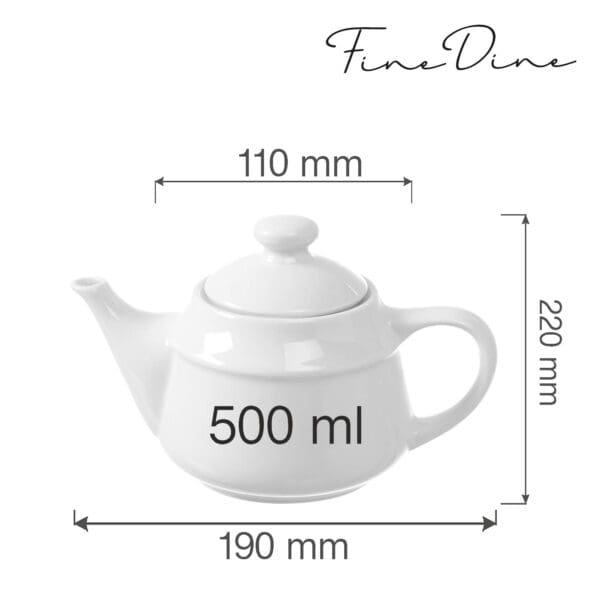 Čajník Bianco 500 ml, 1 ks