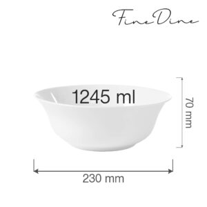Miska Bianco 1245 ml, 230 mm,1 ks