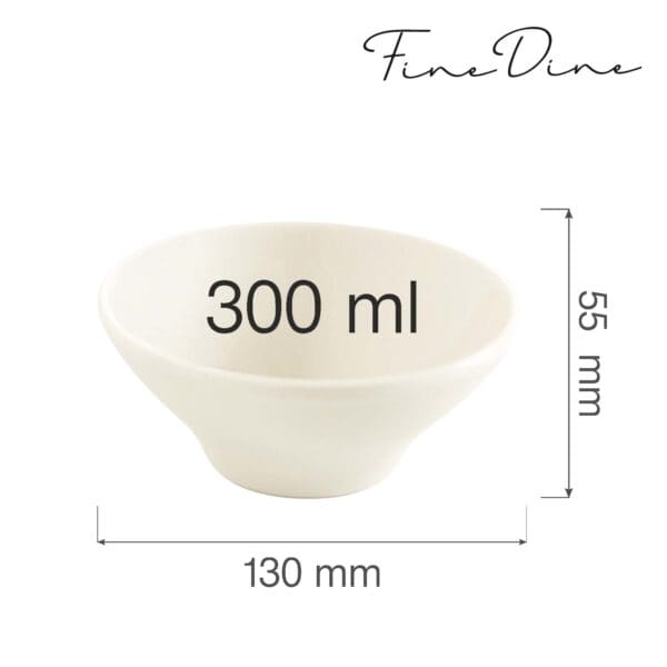 Miska kónická Crema 300 ml, 130x60 mm, 1 ks