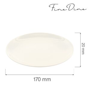 Tanier bez okraja Crema 170 mm, 1 ks