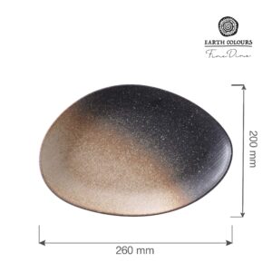 Tanier organického tvaru Moon 260 mm, 1 ks