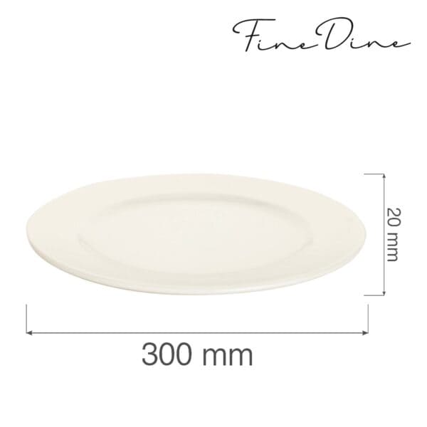 Tanier plytký Crema 300 mm, 1 ks