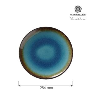 Tanier plytký Lazur  254 mm, 1 ks