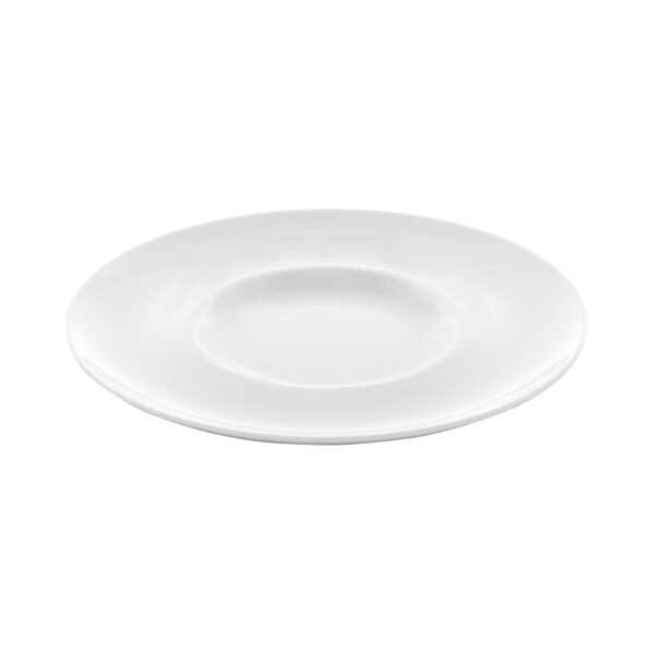 Tanier plytký Bianco so širokým okrajom 310 mm, 1 ks - Image 2