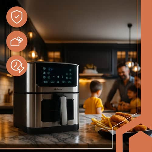 Teplovzdušná fritéza 8l 25512 – Obrázok 3