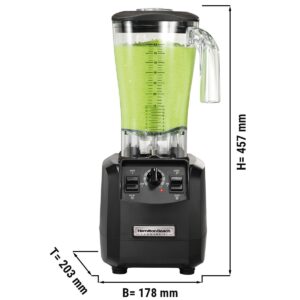 HAMILTON BEACH | Vysokovýkonný mixér HBH550 - FURY - 1,8 litra - 1,2 kW