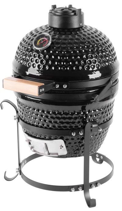 Kamado gril  priemer 27 cm, gril. výška 34,5 cm, čierny, 35x40,5x55 cm