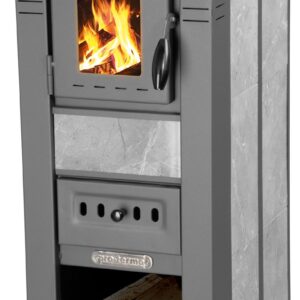 Kachle Pro LAVA Ceramic, šedé, 6,5 kW, 120 mm
