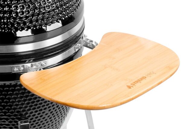 Kamado gril priemer 46,7 cm, gril výška 91 cm, čierny, 130x73x122 cm - Image 9