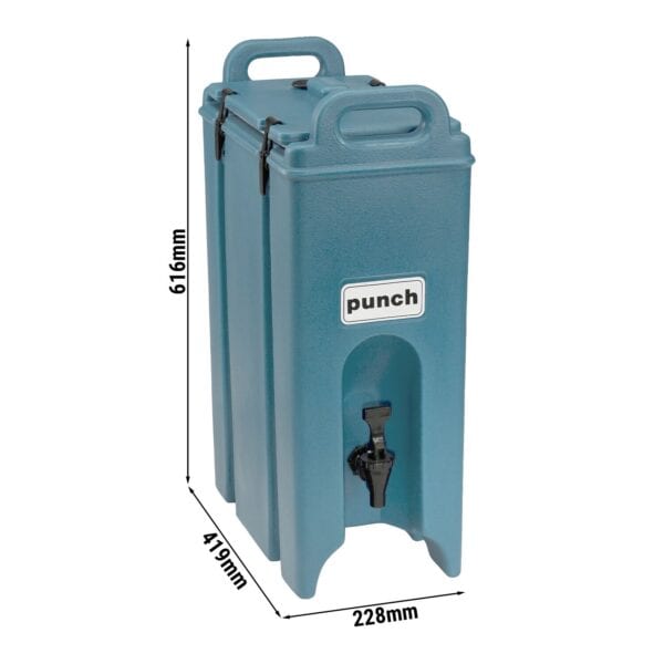 CAMBRO | CAMTAINERS - Izolovaná nádoba na nápoje - 18,9 litra - Bridlicovo modrá