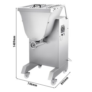 Elektrický mlynček na mäso 42 s miešačkou na mäso - 1000-1200 kg/h - 5,1 kW