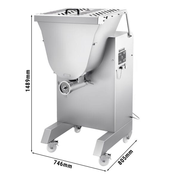 Elektrický mlynček na mäso 42 s miešačkou na mäso - 1000-1200 kg/h - 5,1 kW