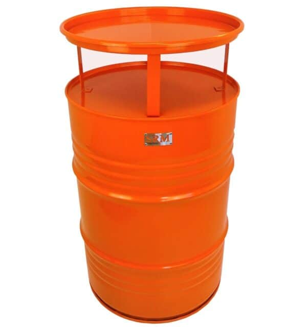 Barový stôl, barový stôl - párty stôl - výška 108 cm, Ø 57 cm Oranžový