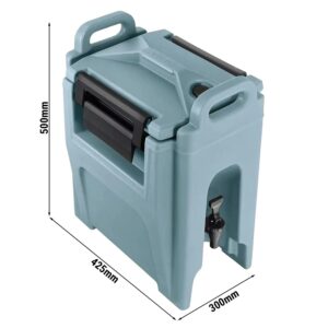 CAMBRO | ULTRA CAMTAINERS - Izolovaná nádoba na nápoje - 10,4 litra - Bridlicovo modrá