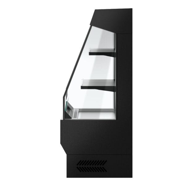 Prístenný chladiaci regál - 660 mm - 150 L - s LED osvetlením a 2 policami - Image 8