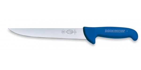 Vykrvovací nôž, modrý, v dĺžke 21 cm