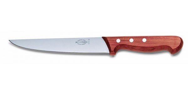 Vykrvovací nôž s drevenou rukoväťou v dĺžke 18 cm