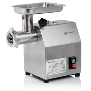 Elektrický mlynček na mäso Mahlzeit Profi z nehrdzavejúcej ocele | 250 W - 75 kg/h | Plnička na klobásy